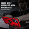 For Huawei nova 9 Shockproof TPU + PC Holder Phone Case(Red)