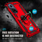 For Huawei nova 9 Shockproof TPU + PC Holder Phone Case(Red)