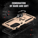 For Huawei nova 9 Shockproof TPU + PC Holder Phone Case(Gold)