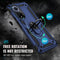 For Huawei nova 9 Shockproof TPU + PC Holder Phone Case(Blue)