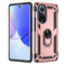 For Huawei nova 9 Shockproof TPU + PC Holder Phone Case(Rose Gold)