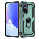 For Huawei nova 9 Shockproof TPU + PC Holder Phone Case(Dark Green)