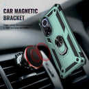 For Huawei nova 9 Shockproof TPU + PC Holder Phone Case(Dark Green)