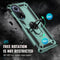 For Huawei nova 9 Shockproof TPU + PC Holder Phone Case(Dark Green)