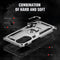 For Huawei nova 9 Shockproof TPU + PC Holder Phone Case(Silver)