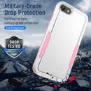 Pioneer Armor Heavy Duty PC + TPU Phone Case For iPhone SE 2022 / SE 2020 / 8 / 7(White)