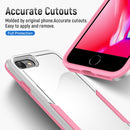 Pioneer Armor Heavy Duty PC + TPU Phone Case For iPhone SE 2022 / SE 2020 / 8 / 7(White)