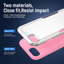 Pioneer Armor Heavy Duty PC + TPU Phone Case For iPhone SE 2022 / SE 2020 / 8 / 7(White)