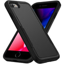 Pioneer Armor Heavy Duty PC + TPU Phone Case For iPhone SE 2022 / SE 2020 / 8 / 7(Black)