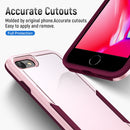 For iPhone SE 2022 / SE 2020 / 8 / 7 Pioneer Armor Heavy Duty PC + TPU Phone Case(Pink)