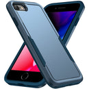 Pioneer Armor Heavy Duty PC + TPU Phone Case For iPhone SE 2022 / SE 2020 / 8 / 7(Blue)