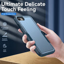 Pioneer Armor Heavy Duty PC + TPU Phone Case For iPhone SE 2022 / SE 2020 / 8 / 7(Blue)