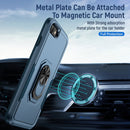 Pioneer Armor Heavy Duty PC + TPU Holder Phone Case For iPhone SE 2022 / SE 2020 / 8 / 7(Blue)