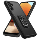 For Samsung Galaxy A13 5G Pioneer Armor Heavy Duty PC + TPU Holder Phone Case(Black)
