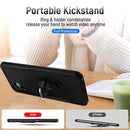 For Samsung Galaxy A13 5G Pioneer Armor Heavy Duty PC + TPU Holder Phone Case(Black)
