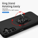 For Samsung Galaxy A13 5G Pioneer Armor Heavy Duty PC + TPU Holder Phone Case(Black)