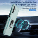 For Samsung Galaxy A13 5G Pioneer Armor Heavy Duty PC + TPU Holder Phone Case(Green)