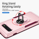 For Samsung Galaxy S10+ Pioneer Armor Heavy Duty PC + TPU Holder Phone Case(Pink)