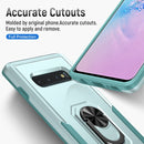 For Samsung Galaxy S10+ Pioneer Armor Heavy Duty PC + TPU Holder Phone Case(Green)