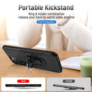 For Samsung Galaxy S22+ 5G Pioneer Armor Heavy Duty PC + TPU Holder Phone Case(Black)