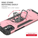 For Samsung Galaxy A03 164mm Magnetic Armor TPU + PC Holder Phone Case(Rose Gold)