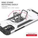 For Samsung Galaxy A03 164mm Magnetic Armor TPU + PC Holder Phone Case(Silver)