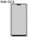 Front Screen Outer Glass Lens with OCA Optically Clear Adhesive for vivo Y85 / Z1 / Z1i / V9 Youth / V9
