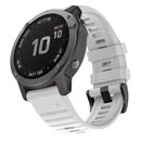 For Garmin Fenix 7 Silicone Watch Band(White)