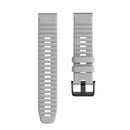 For Garmin Fenix 7 Silicone Watch Band(Grey)