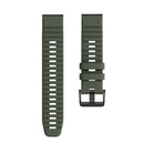 For Garmin Fenix 7 Silicone Watch Band(Army Green)