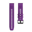For Garmin Fenix 7 Silicone Watch Band(Purple)