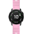 For Garmin Fenix 7 Silicone Watch Band(Pink)