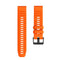 For Garmin Fenix 7X Silicone Watch Band(Orange)