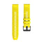For Garmin Fenix 7X Silicone Watch Band(Yellow)
