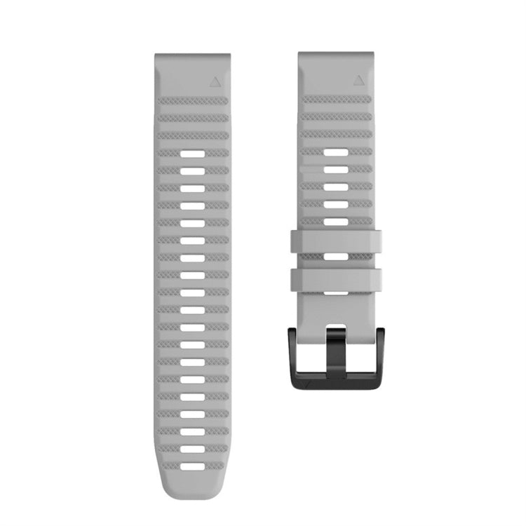For Garmin Fenix 7X Silicone Watch Band(Grey)