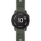 For Garmin Fenix 7X Silicone Watch Band(Army Green)