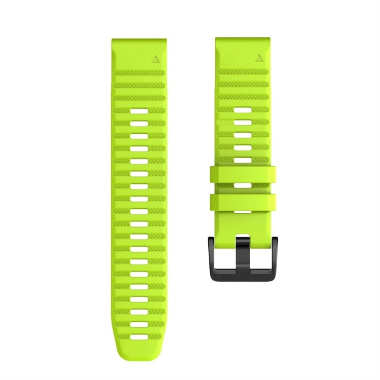 For Garmin Fenix 7X Silicone Watch Band(Green)
