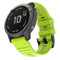For Garmin Fenix 7X Silicone Watch Band(Green)