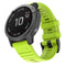 For Garmin Fenix 7X Silicone Watch Band(Green)