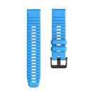 For Garmin Fenix 7X Silicone Watch Band(Sky Blue)