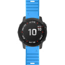 For Garmin Fenix 7X Silicone Watch Band(Sky Blue)