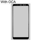Front Screen Outer Glass Lens with OCA Optically Clear Adhesive for Samsung Galaxy A8 2018