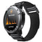 For Garmin Fenix 7X Hook And Loop Fastener Nylon Watch Band(Black)