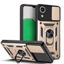 For Samsung Galaxy A03 Core Sliding Camera Cover Design TPU+PC Phone Case(Gold)