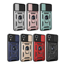 For Samsung Galaxy A03 Core Sliding Camera Cover Design TPU+PC Phone Case(Black)