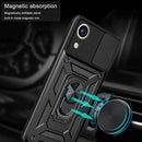 For Samsung Galaxy A03 Core Sliding Camera Cover Design TPU+PC Phone Case(Red)