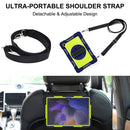 For Samsung Galaxy Tab A8 10.5 2021 360 Degree Rotation Contrast Color Silicone + PC Tablet Case(Navy+Yellow Green)