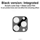 imak Integrated Rear Camera Lens Tempered Glass Film with Lens Cap Black Version For iPhone 13 Pro / 13 Pro Max