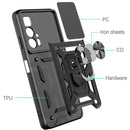 For Motorola Edge 20 Pro Sliding Camera Cover TPU+PC Phone Case(Silver)