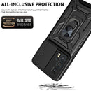 For Motorola Edge 20 Pro Sliding Camera Cover TPU+PC Phone Case(Silver)